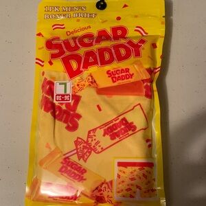 NEW- SUGAR DADDY Yellow & Red Boxer Briefs